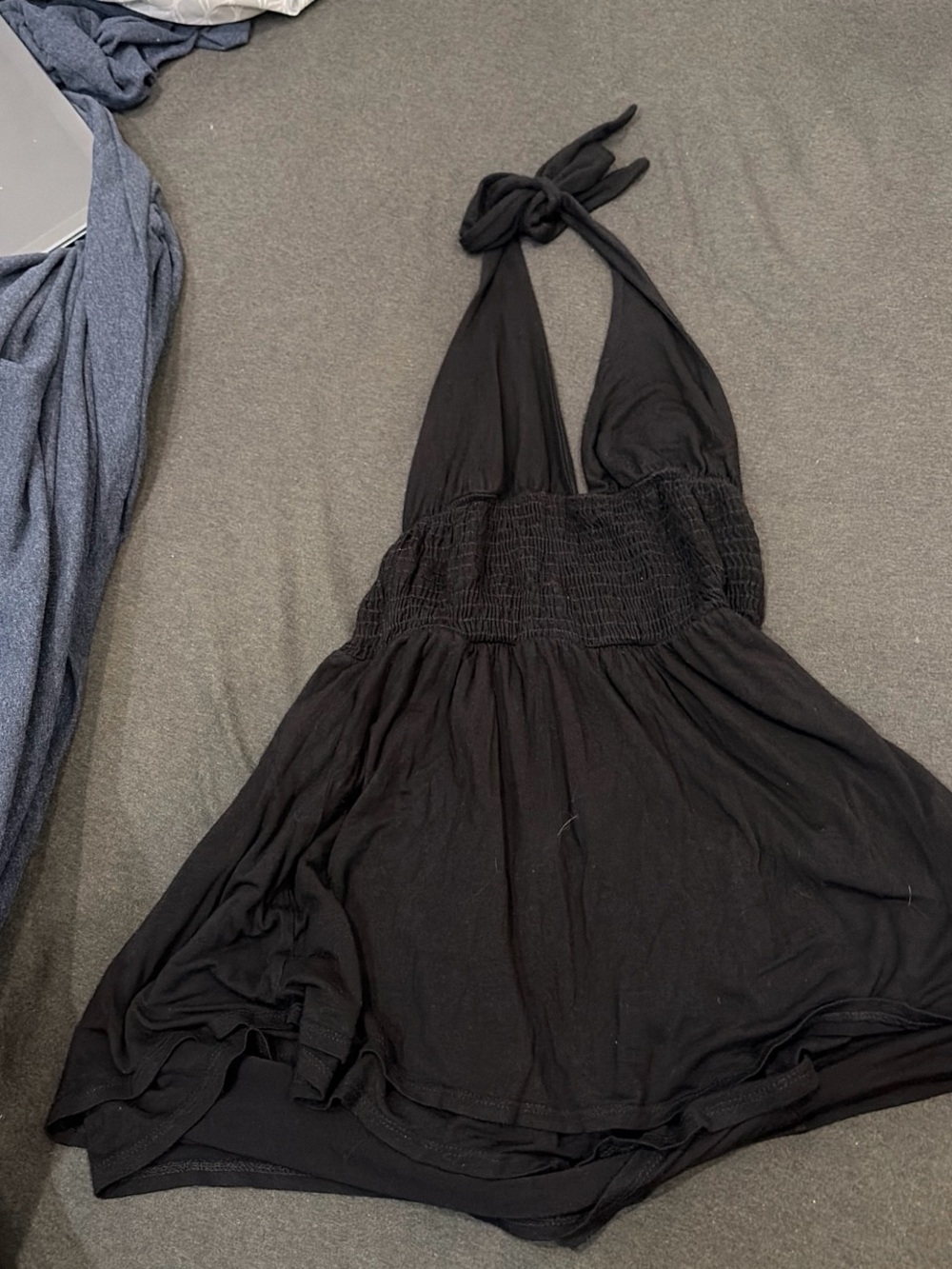 Urban Outfitters Black Halter Romper